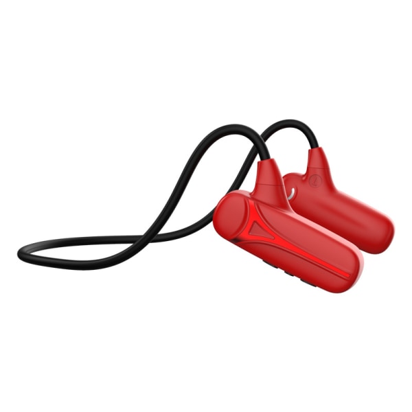 Öppna öra trådlösa benledningshörlurar med Bluetooth 5.0-mikrofon, HD-telefonsamtal, lätta sportheadset red