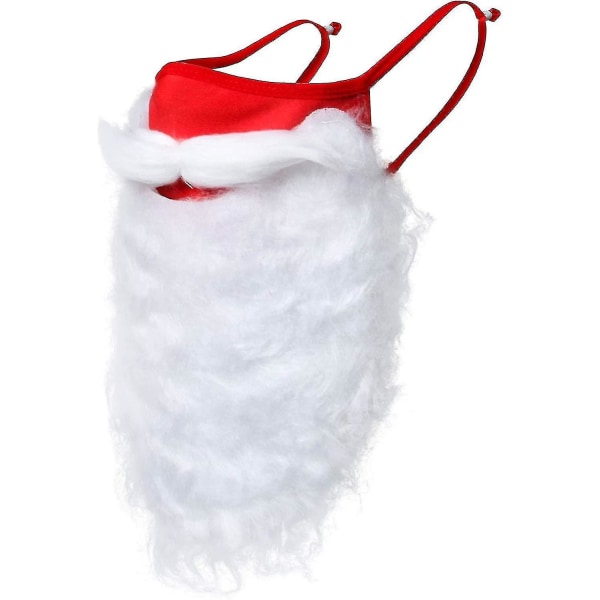 Rolig jultomte skägg kostym tillbehör juldekoration fest semester nyhet för vuxna