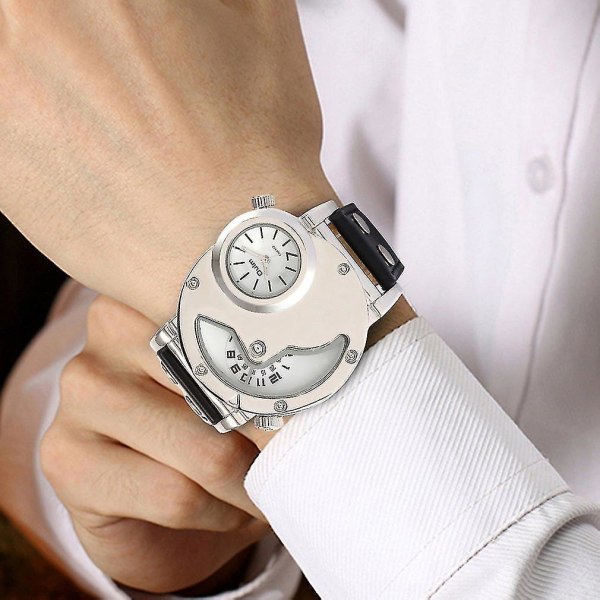 Mode Watch Dual Time Movement Quartz Luxury Watch Hp9591