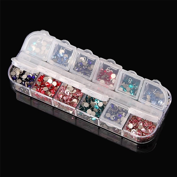 Förpackning om 10 Transparenta sortimentslåda Fack Sortimentslåda Sorteringslådor för smådelar Plast Smyckeskrin