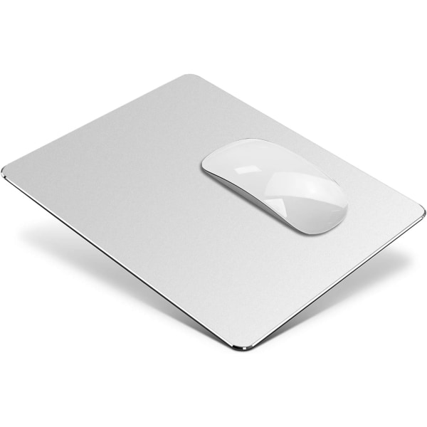 Styv musmatta Mac-design (liten, silver, 22x18 cm) silver