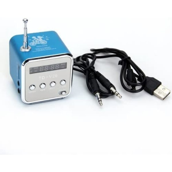 TD-V26 TD-V26-Be-02 Mini Portable Digital Högtalare för PC Laptop MP3/MP4/iPod/iPhone