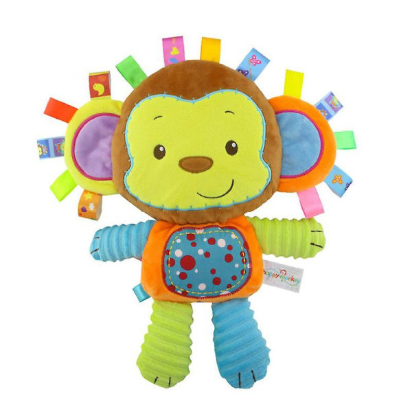 Baby Toy Rattle Lugna docka Plysch Baby Rattle Toy Djur Hand Bell, Monkey Style, 20*33 cm Längd