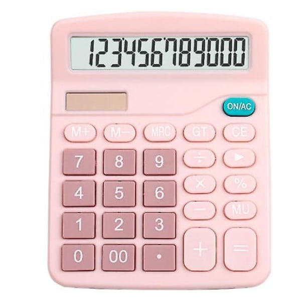 2 miniräknare Standardfunktion Skrivbordsräknare Svart skolkontorsräknare