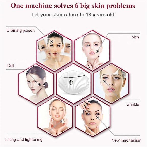 Skrapbräda Uppvärmd massageterapi Elektrisk ansiktsbehandling Gua Sha-verktyg Högfrekvent ansiktsvård Skönhetsanordning B1017-233