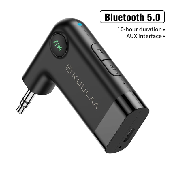 Bil Bluetooth 5.0 handsfree trådlös bil Aux Bluetooth ljudmottagare
