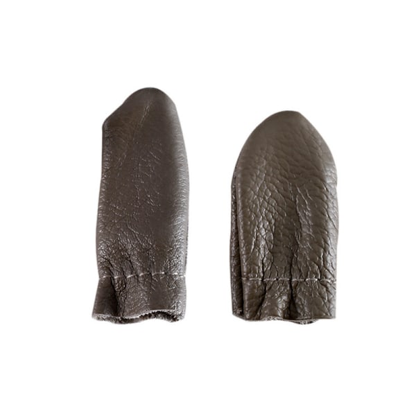 2st Fingerskydd Läder Finger Protector Kohud Finger Guard Finger Protector För Kvinnor Vuxna