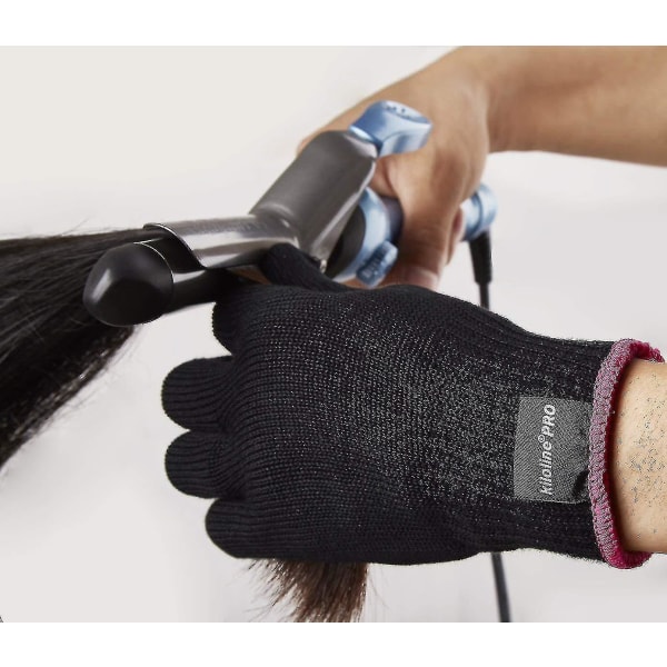 Professionell värmebeständig handske för hårstyling Värmeblockerande för curling, ett par
