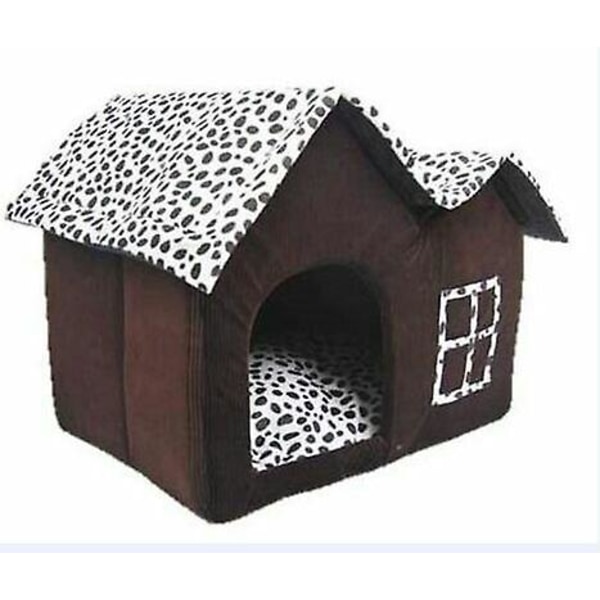 Pet Cat Hund Bed Dog House Cat Nest Avtagbar Semi Closed Dog House Pet Mat