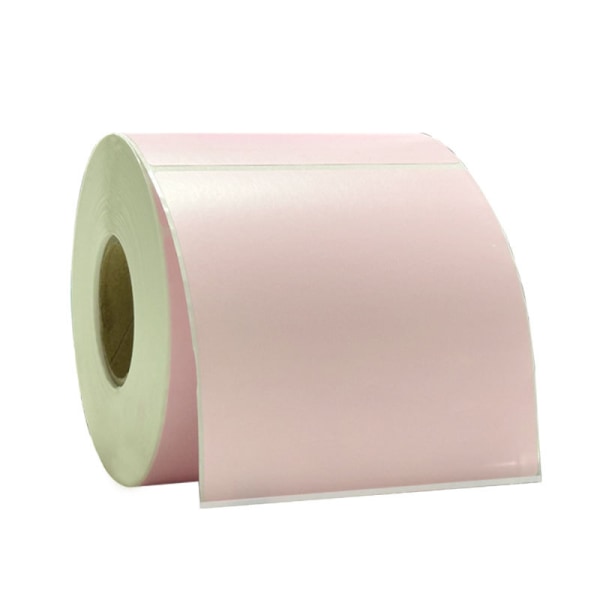 Direkta thermal etiketter, självhäftande adress Thermal etiketter, gratis gul fyrkantig etikett för thermal etikett pink