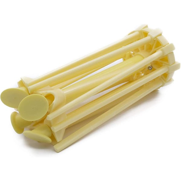 Pasta torktumlare Pastaställ, hopfällbar pastatork yellow