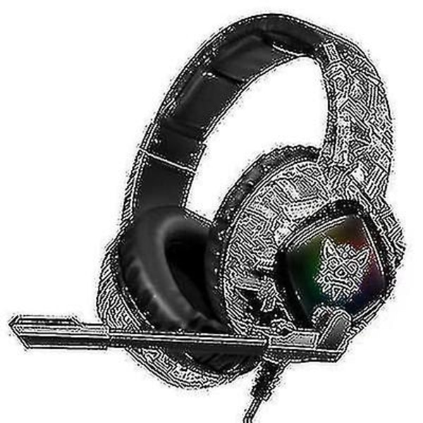 -camouflage Gaming Headset Ledade hörlurar med kabel med mikrofon för bärbar dator Ps4 PS5 Xbox Onecamouflage