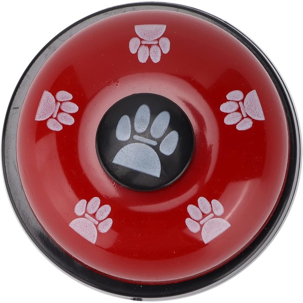Husdjursträningsklockor, Hundpottträningsklocka Dog Agility Bell för djuraffär (rött cover på svart)