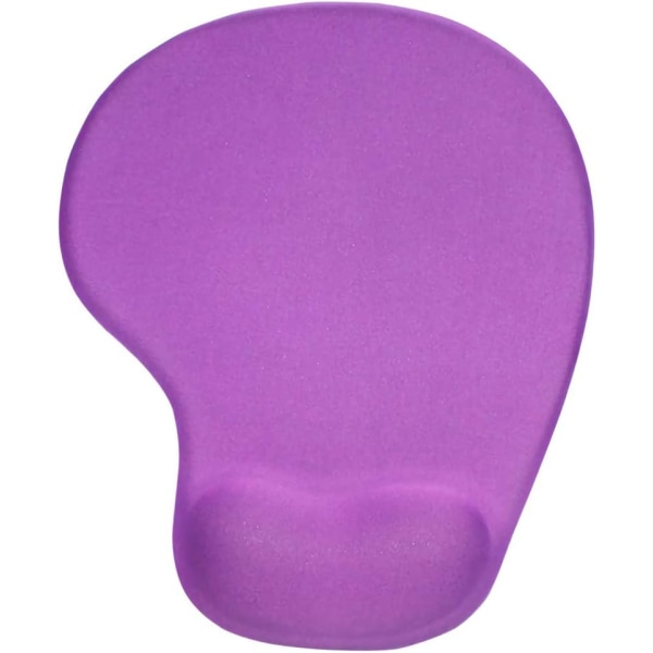 Kontorsmusmatta med gel handledsstöd purple