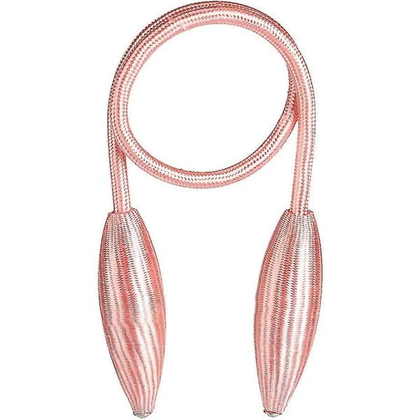 2-pack Gardinbindare Clips/dekorativa rephållare, kreativa fönsterdraperier Twist Tie, Gardinhållare (rosa)