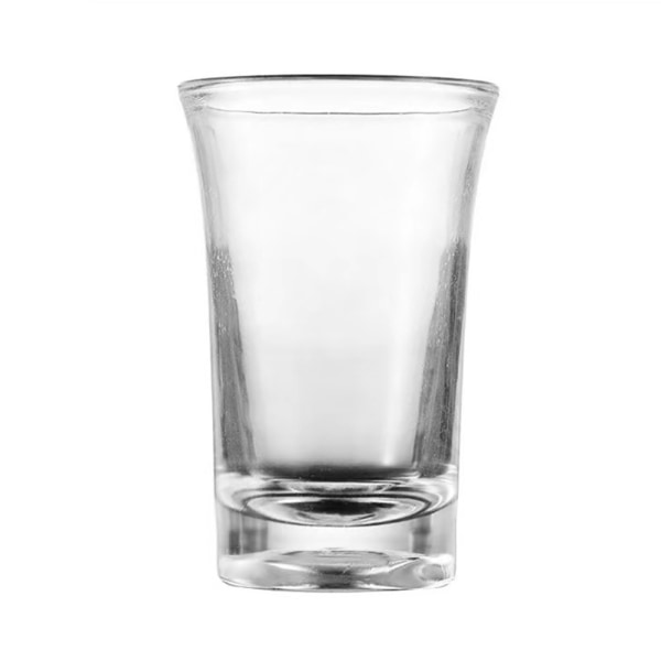 6 bitar snapsglasbägare (akryl), 35 Ml glasshotglas transparent