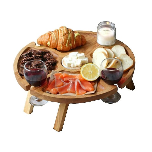 Utefällbart bord Mini picknickbord strandbord