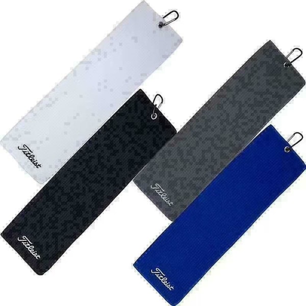 Titleist golfhandduk bomullskarbinhake för klubbboll Rengöring-handdukar-4 färger