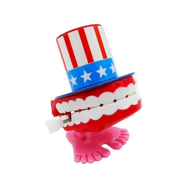 studsande tänder topp hatt amerikansk leksak