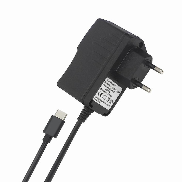 Laddare För N-switch Ns Spelkonsol Abs 5v 2.4a AC Adapter Laddning USB Typ C Power Eu Plug Reesladdare
