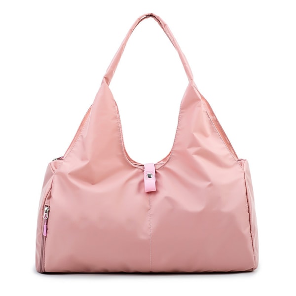Fashion Travel Organizer Resväska Shoppingväska Stor kapacitet Vikbar Vattentät Quick Dry Bag pink