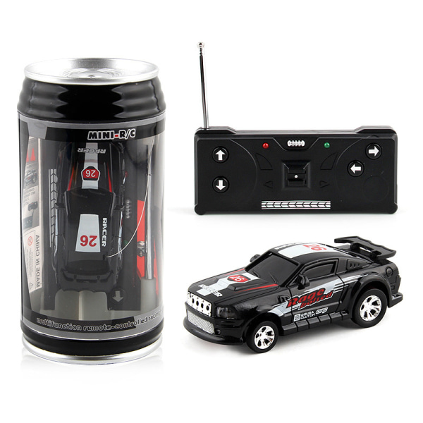 Mini kan fjärrstyra bil, höghastighetsdrift bil, trådlös fjärrkontroll leksaksbil black