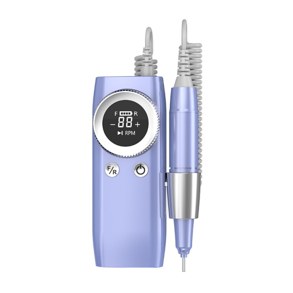 Nagelslipare USB Uppladdningsbar Bärbar Professionell Elektrisk Nagelborttagningsmaskin Nagel Special purple