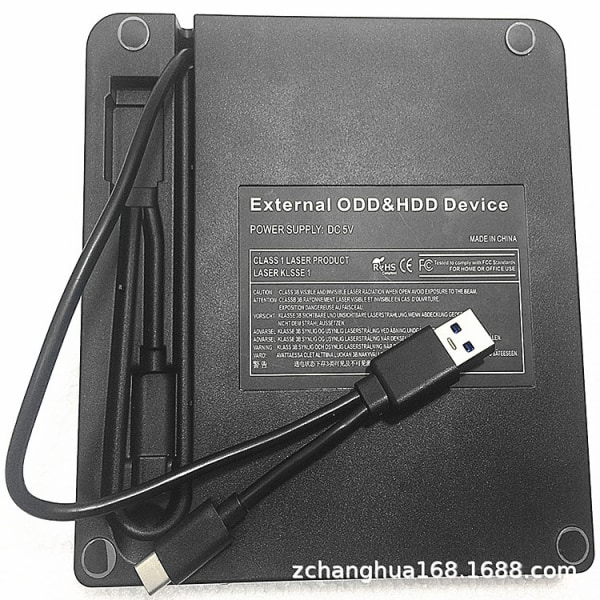 Bärbar USB 3.0 Type-C extern DVD-spelare CD-enhet Dator Bärbar
