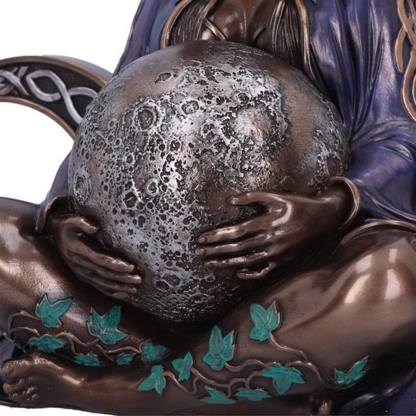 Jordgudinnans staty, Moder Jord Gaia-statyn, Millennium Gaia-statyn, Heminredning Handgjord hartsskulpturprydnad, 7,8"