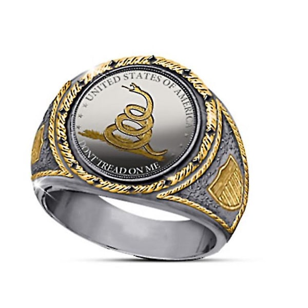 Guld Rattlesnake Ring - Mode