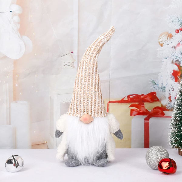 1st Christmas Gnome, Holiday Gnome Handgjorda svenska Tomte, Christmas Elf Ornament
