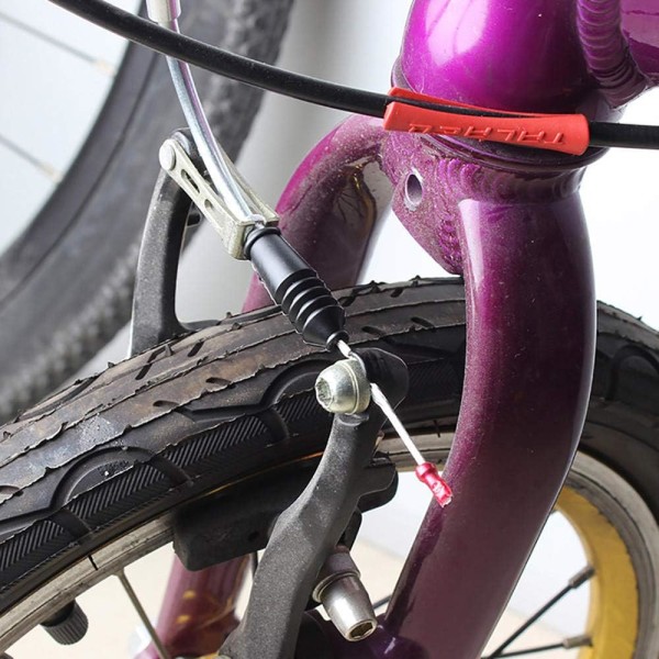 Bromstillbehör Set med 4 V-Brake Brake Cable Cykelbromsrör med 8 V-Brake Dust Boots och 8 delar bågar för mountainbikes