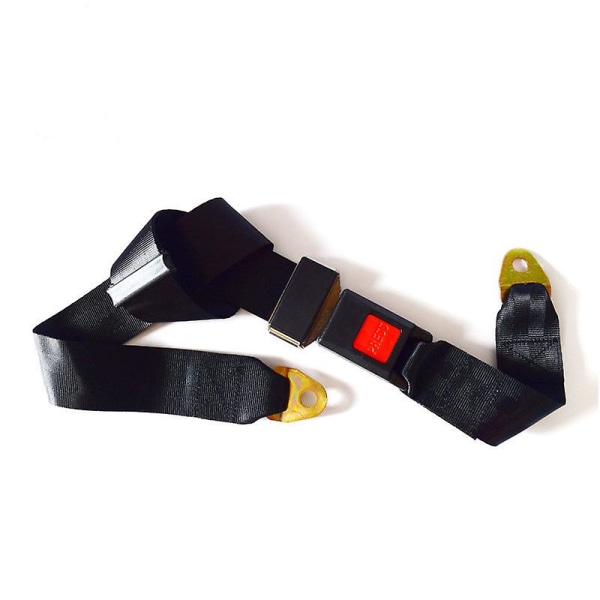 2-pack universal justerbart säkerhetsbälte 2-punkts justerbart säkerhetsbälte Enkelt dubbelsätes höftbälte