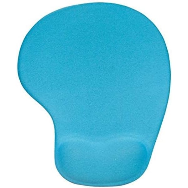 Kontorsmusmatta med Gel Handledsstöd Ergonomiskt spelbord Musmatta Handledsstöd Design Gamepad Pad Gummibas för bärbar dator blue