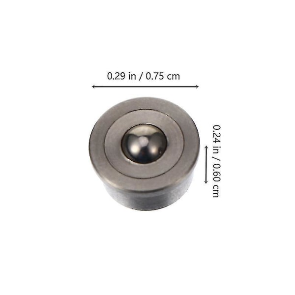 1 set/2 st Roller Ball Transfer Bearing Metal Rotation Ball Caster Ersättning