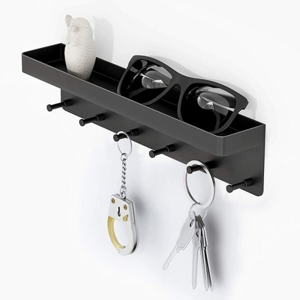 Metallväggmonterad nyckelhållare med förvaring Mångsidig hemnyckelhållare  för väggmonterad tidning, kök eller kontor och väggmonterad postförvaring  fabb | Fyndiq