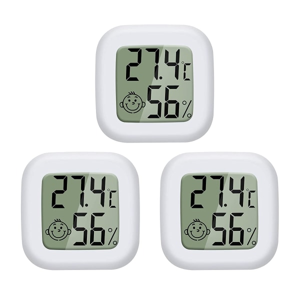 Mini LCD digital inomhustermometer Hygrometer -50℃~70℃ 10%~99% RH Lämplig