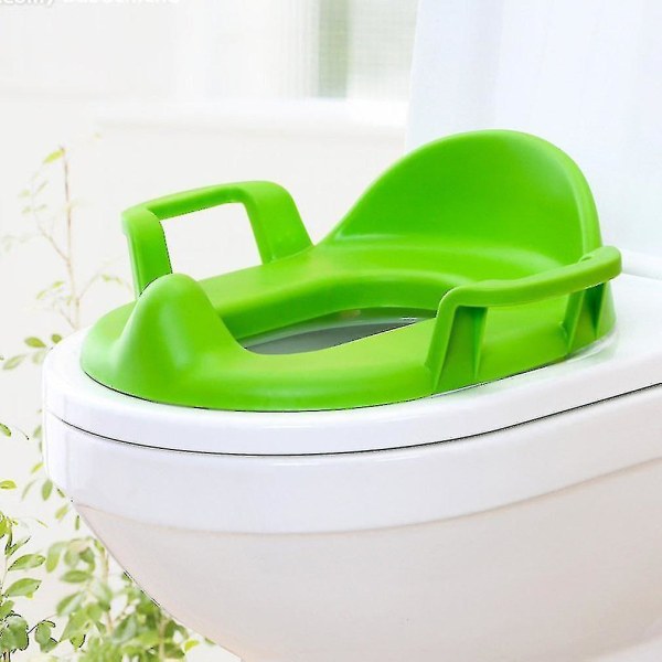 Toalettstolsöverdrag Bekvämt förtjockad pottstol för barn Pp Material Toalettassistentsits green