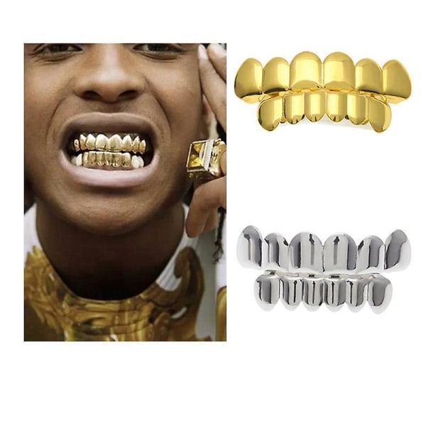 Hip Hop proteser Tänder golden