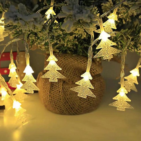 Christmas Tree Fairy Lights Holiday Christmas Tree Shaped String Fairy Lights hängande ornament