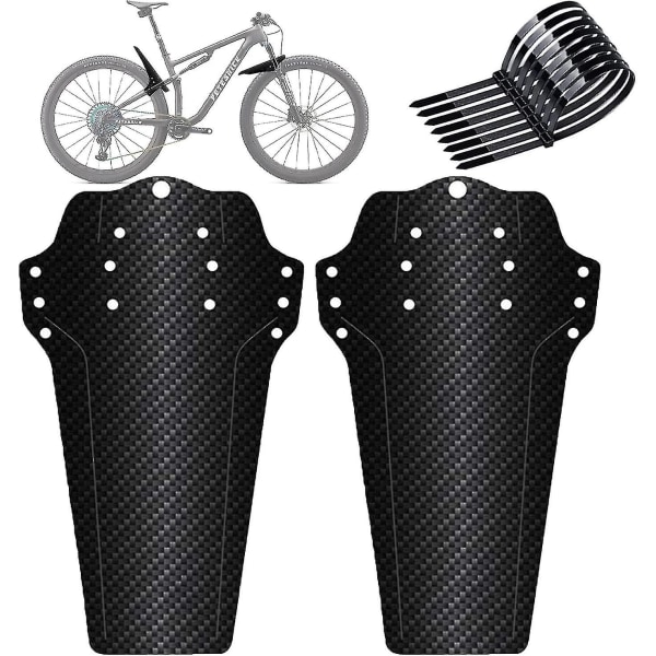 Mountainbike stänkskydd, 2st mountainbike stänkskydd, Mtb fram och bak kompatibel stänkskärm, cykeltillbehör Mtb Mud Guard Fit 20" 26" 27" 27.5"