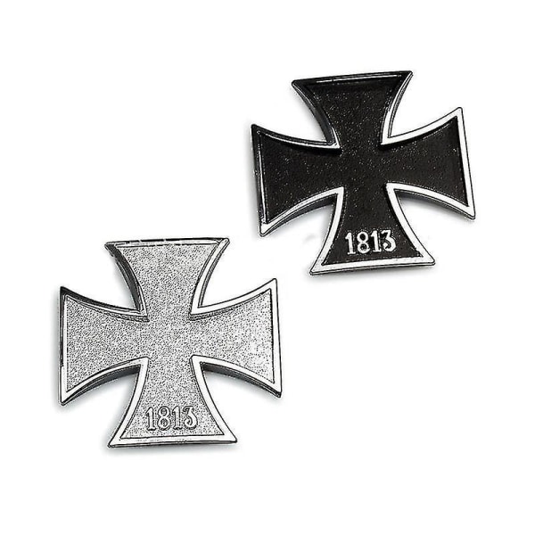 3d metall bil klistermärke maltesiska kors emblem bil bil motorcykel märke trunk dekal klistermärke