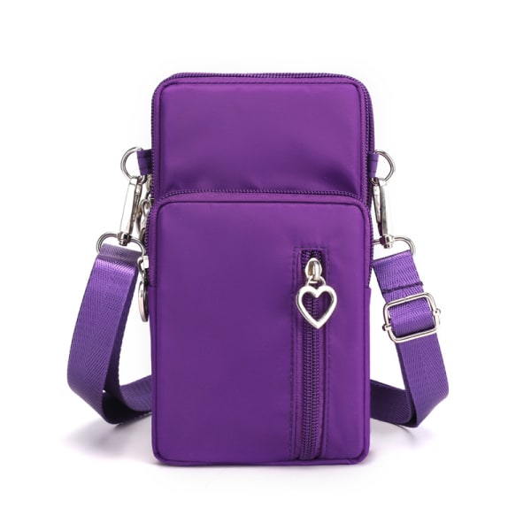 Mobiltelefonväska Female Messenger Bag Mobiltelefonväska Diagonal purple
