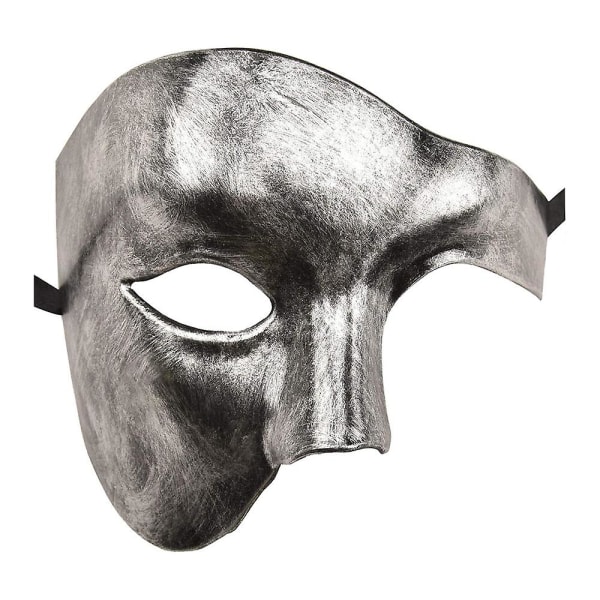 Halloween Carnival Half Face Phantom Mask Antik Phantom of the Opera Ball Party Mask