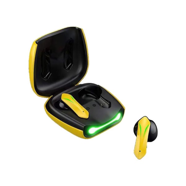 Trådlösa hörlurar Dual Mode Low Latency Bluetooth 5.0 E-sport Gaming- hörlurar med mikrofon – gula 7b8c | Fyndiq