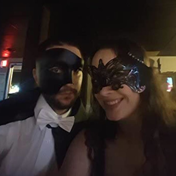 Halloween Carnival Half Face Phantom Mask Antik Phantom of the Opera Ball Party Mask