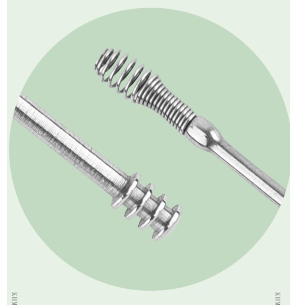 6st/ set Öronvaxborttagningsmedel i rostfritt stål Öronrengöringsmedel Waxborttagningsverktyg Öronstickare Curette öronplock