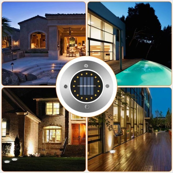 Garden Solar Lights 6 Pack 16st LED Solar Lights Outdoor