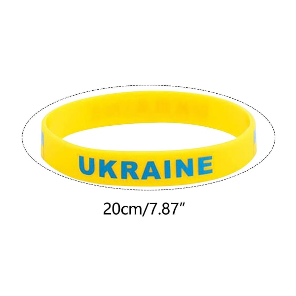 Ukraine Flag Armband Ukraine Patriotic Gift Ukraine Silikonarmband
