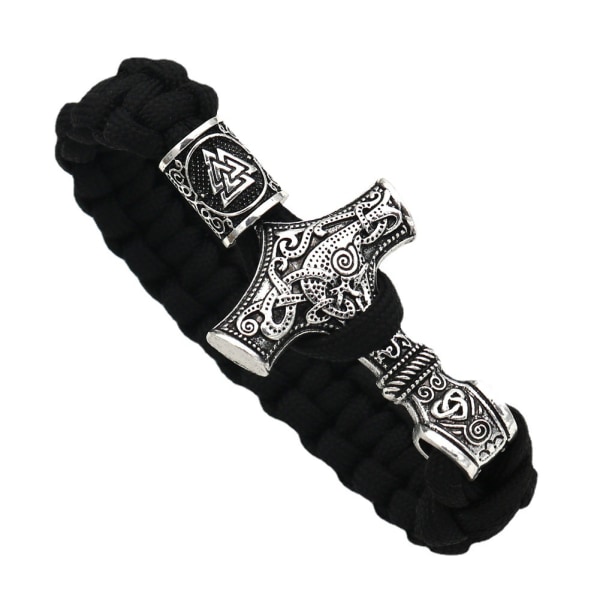 Thor's Hammer Armband Viking Celtic Knot Tillbehör 23cm